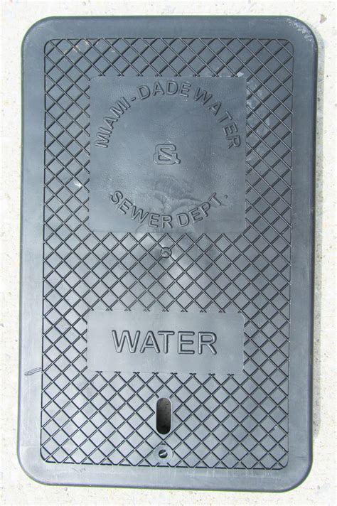 metal water meter box cover|locking water meter box lid.